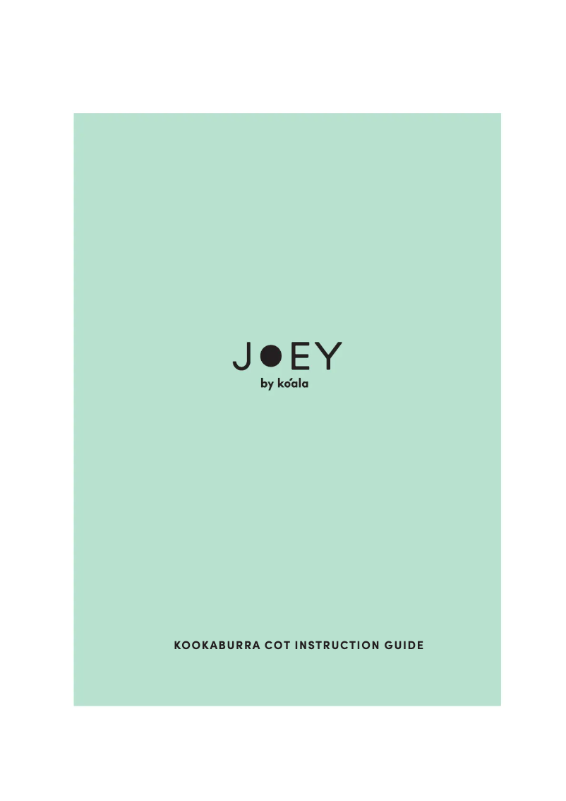 Page 1 de la notice Manuel utilisateur Koala Joey Kookaburra Cot