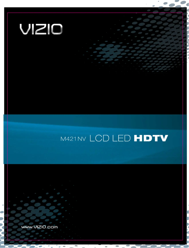 Page 1 de la notice Manuel utilisateur VIZIO M421NV