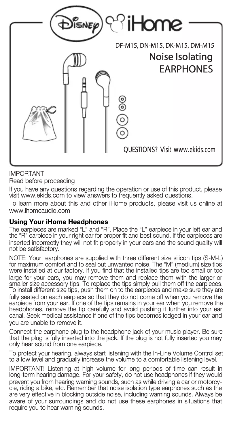 Page 1 de la notice Manuel utilisateur SDI Technologies TM-M15