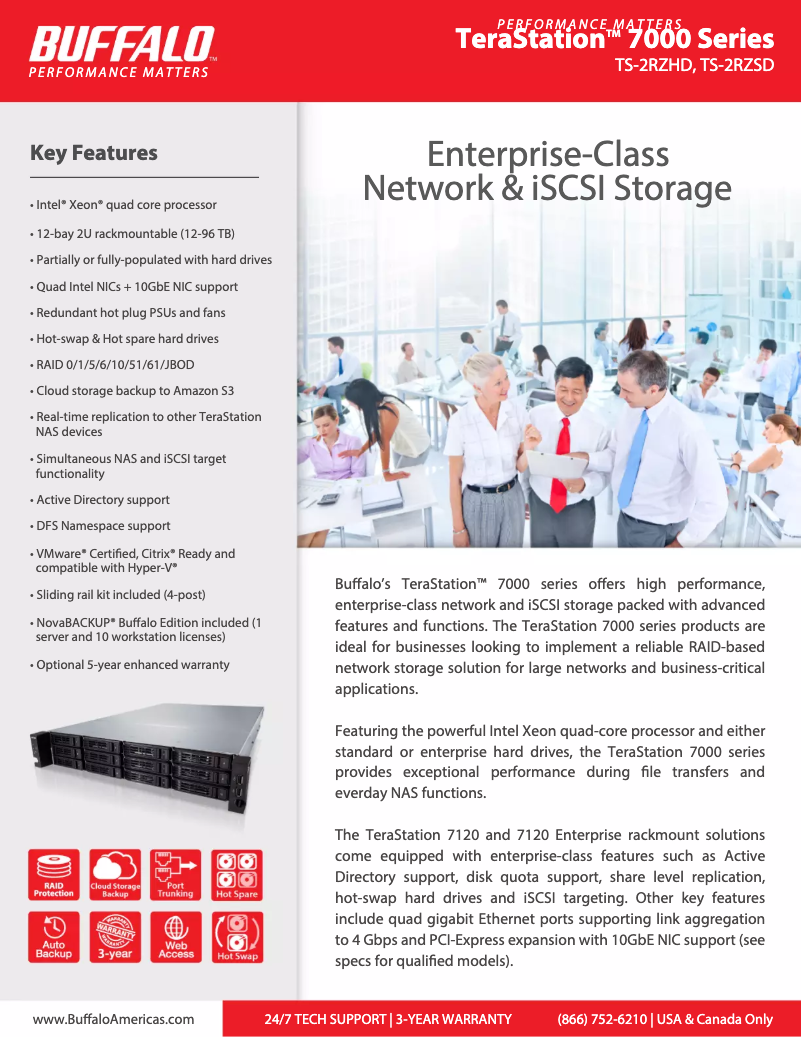 Página 1 del manual Manual de usuario Buffalo TeraStation 7120