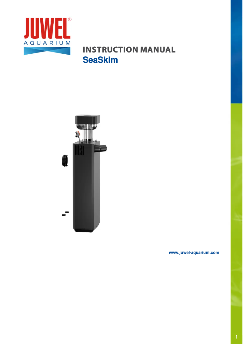 Page 1 de la notice Manuel utilisateur Juwel SeaSkim