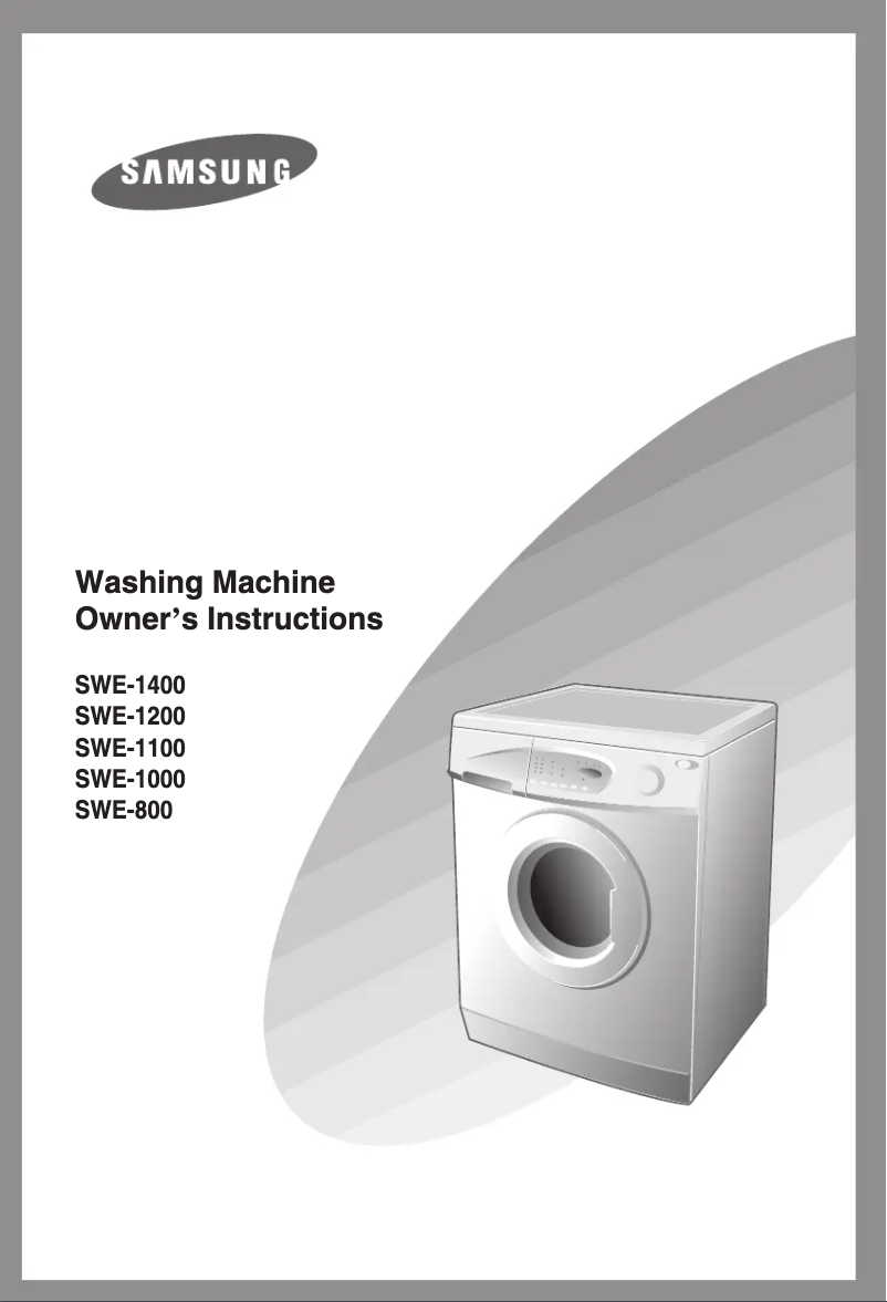 Page 1 de la notice Manuel utilisateur Samsung Swe 1400