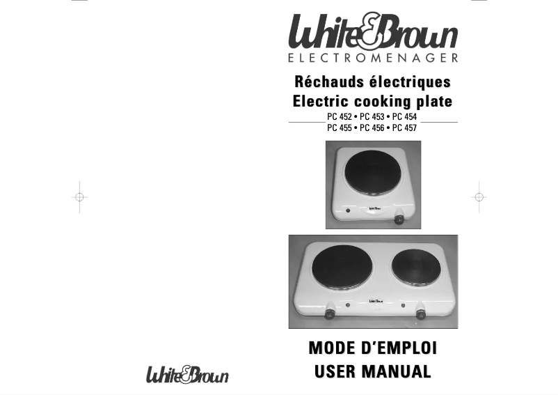 Page n°1 - Manuel utilisateur White And Brown PC 453