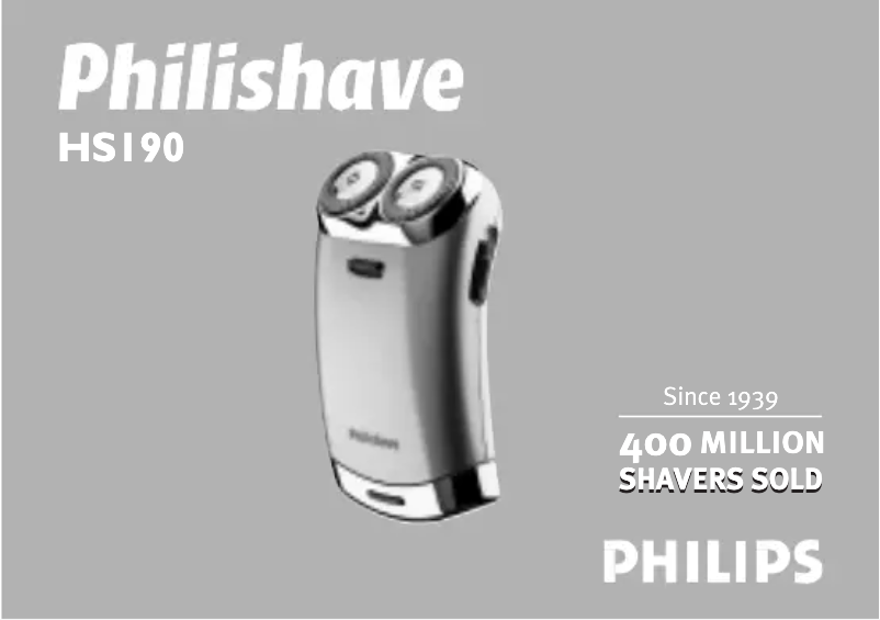 Page n°1 - Manuel utilisateur Philips HS190
