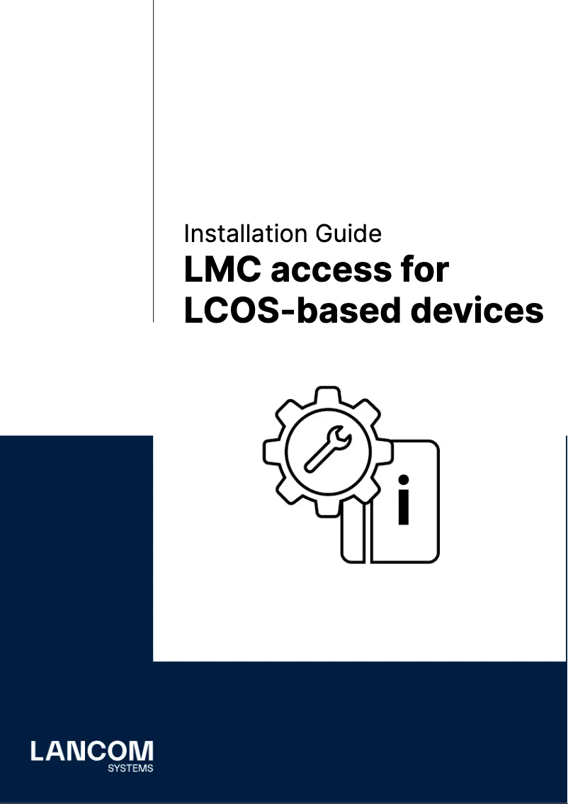 Page n°1 - Guide d'installation Lancom LX-6402