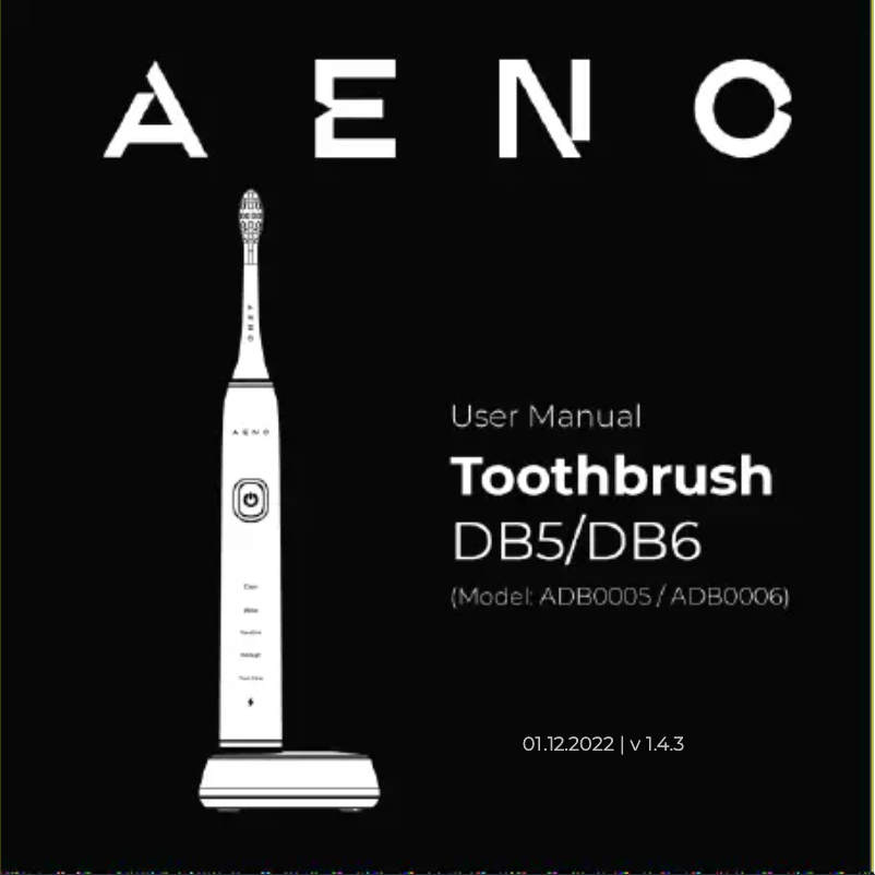 Page 1 de la notice Manuel utilisateur AENO DB6