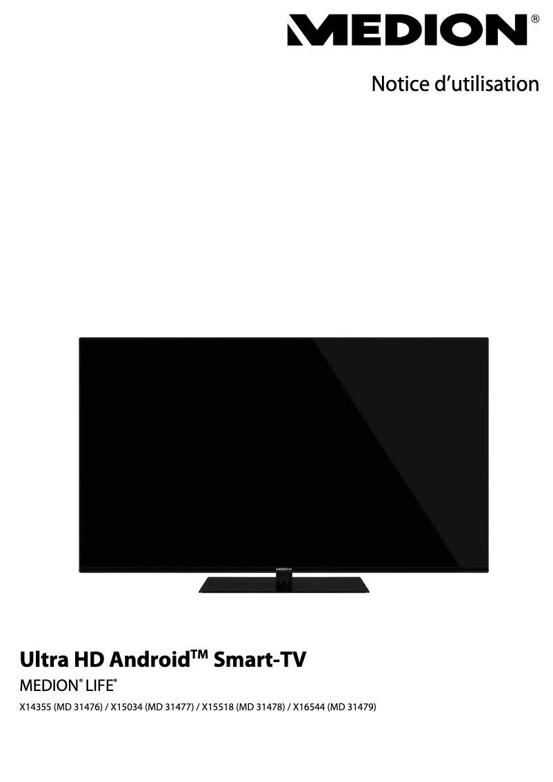 Page 1 de la notice Manuel utilisateur Medion LIFE X14355 (MD 31476)