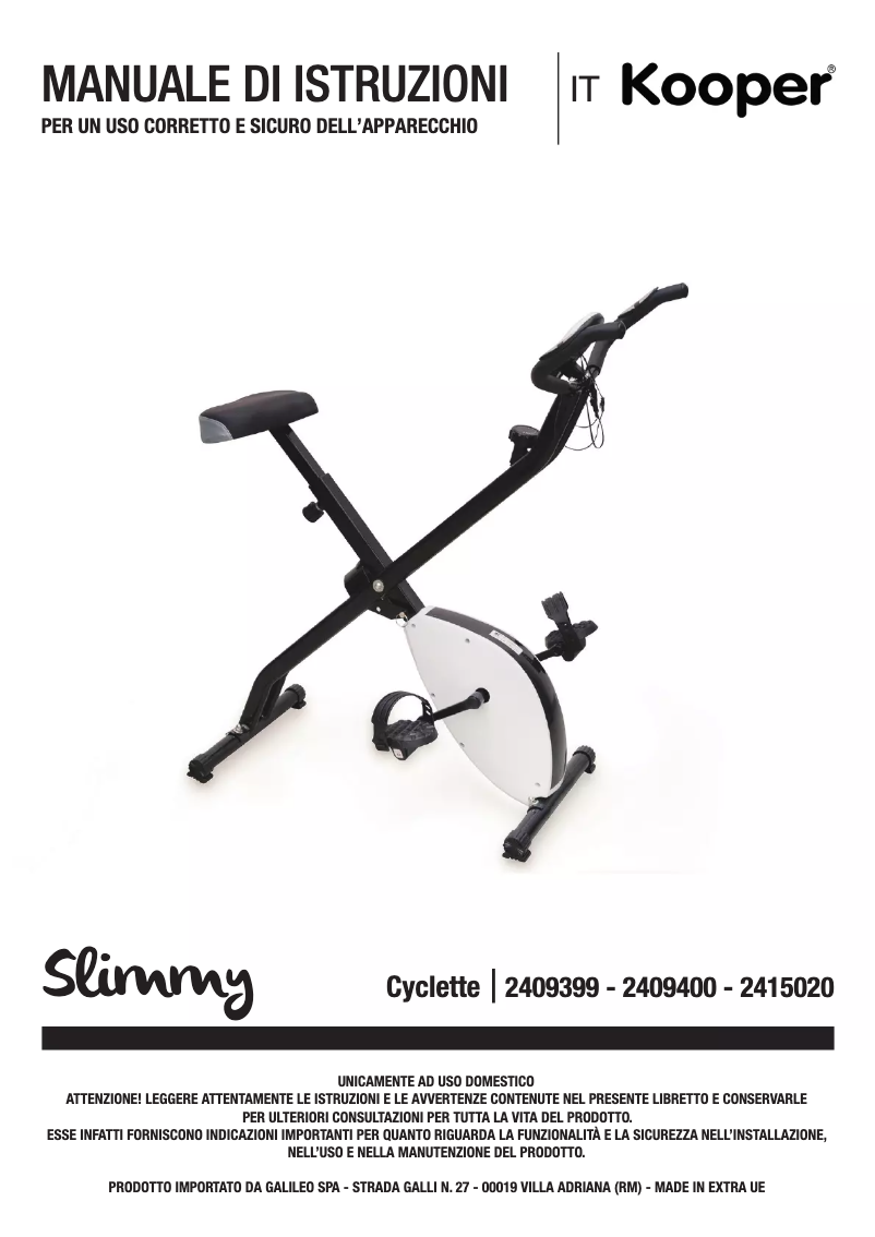 Image de la première page du manuel de l'appareil 2409400