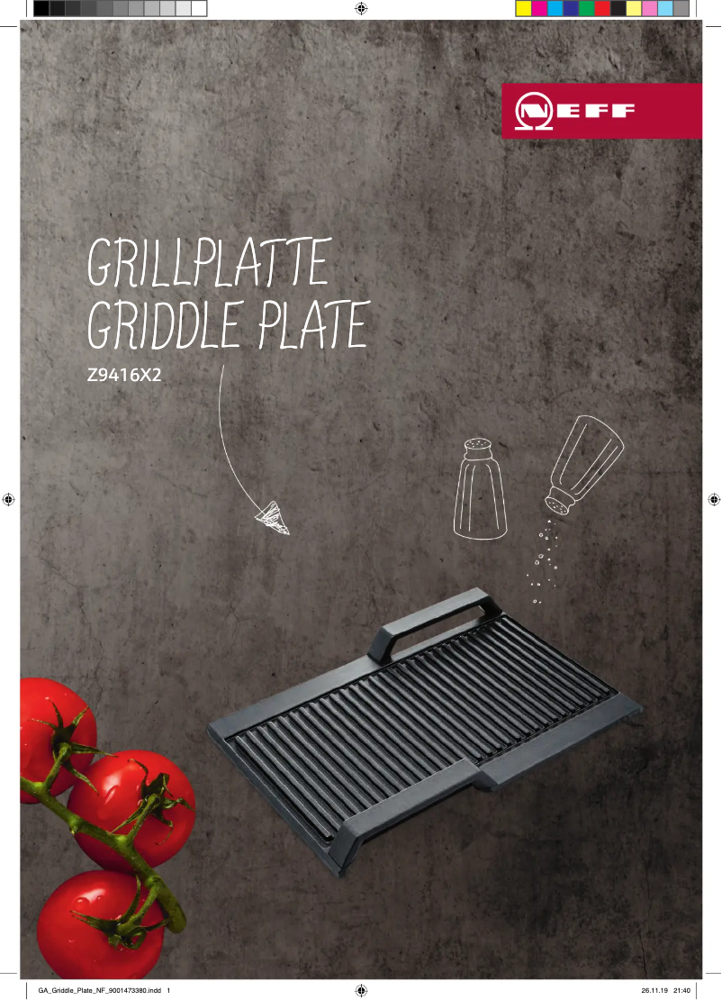 Page n°1 - Manuel utilisateur Neff Z9416X2