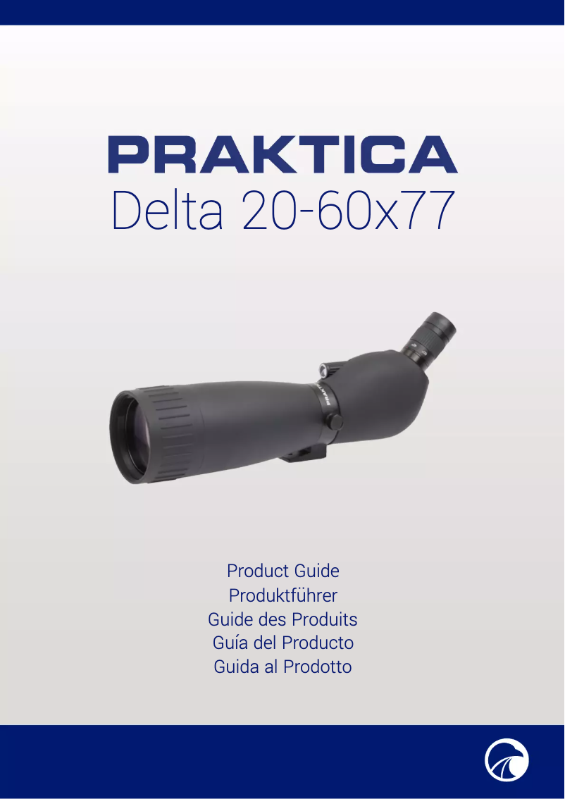 Page 1 de la notice Manuel utilisateur Praktica Delta 20-60x77