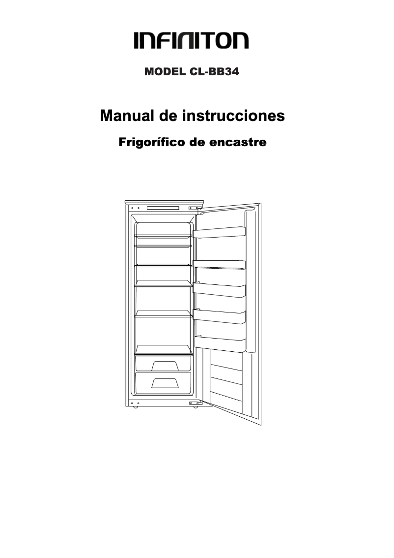 Page 1 de la notice Manuel utilisateur Infiniton CL-BB34
