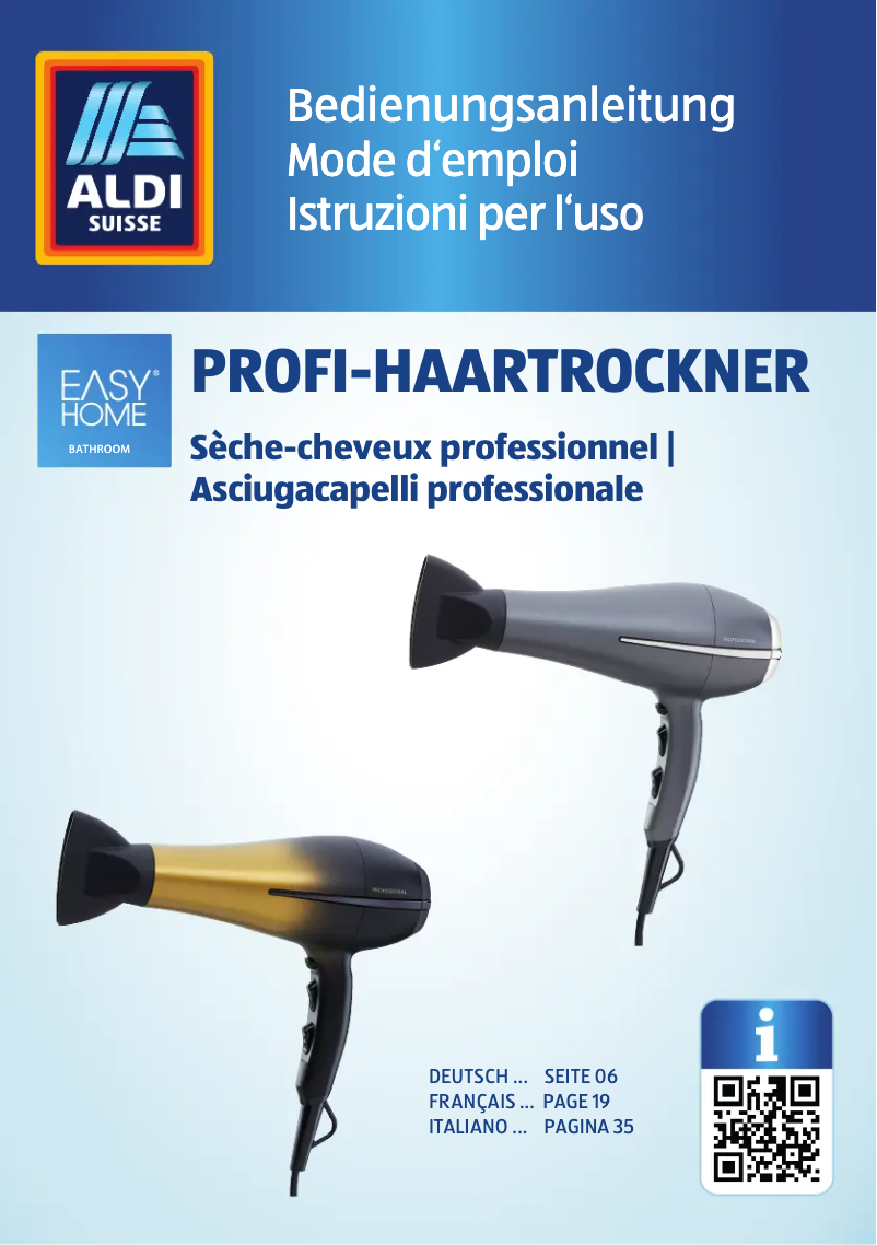 Page n°1 - Manuel utilisateur Easy Home GT-HDp-06