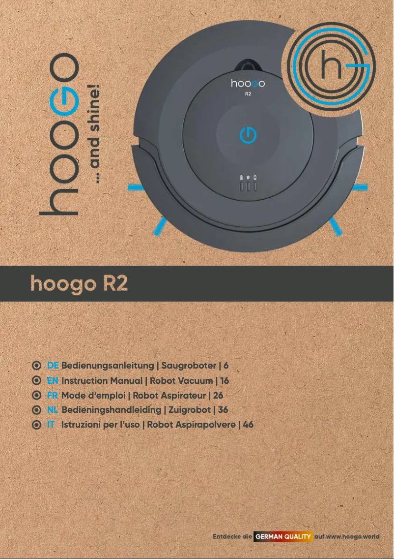 Page n°1 - Manuel utilisateur hoogo R2