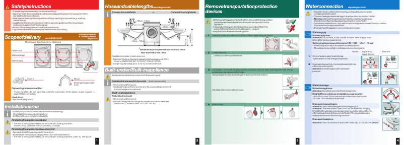 Page 1 de la notice Manuel utilisateur Bosch WAE28364GB