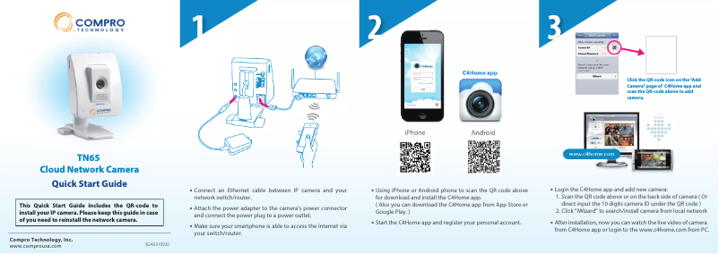 Página 1 del manual Manual de usuario Compro TN65DB