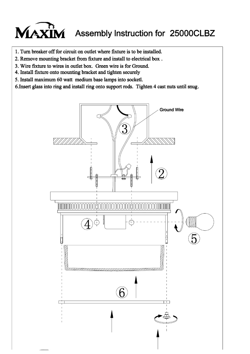 Page n°1 - Manuel utilisateur Maxim 25000C