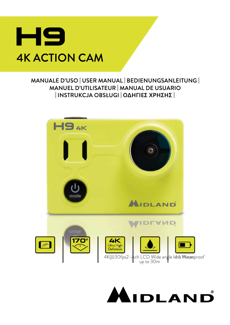 Page 1 de la notice Manuel utilisateur Midland H9