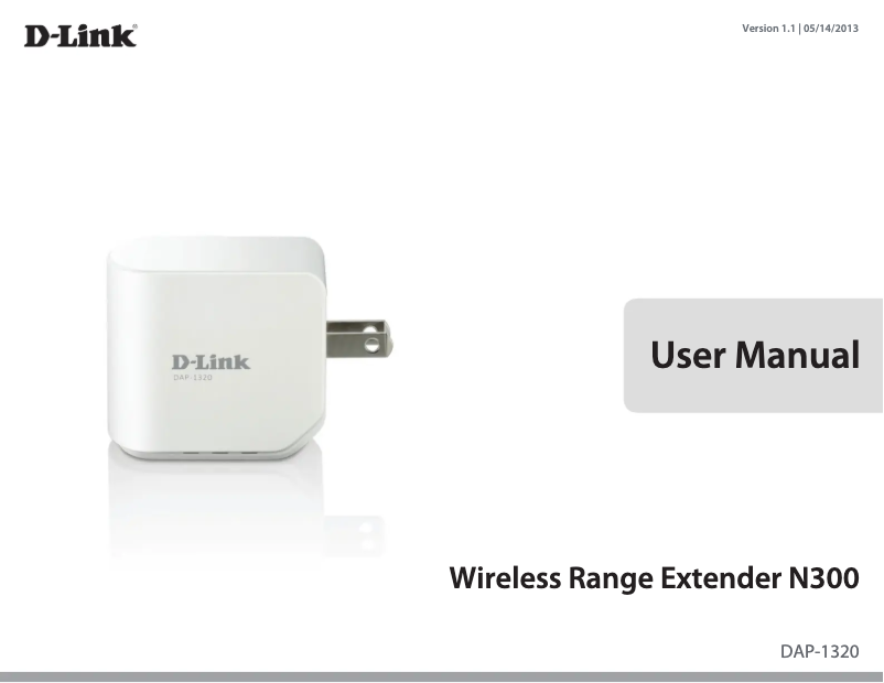 Page n°1 - Manuel utilisateur D-Link DAP-1320