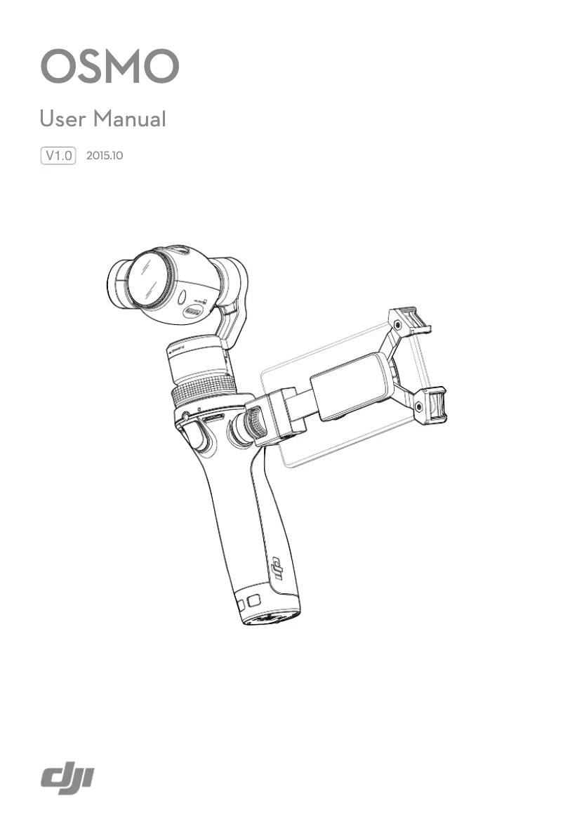 Image de la première page du manuel de l'appareil Osmo