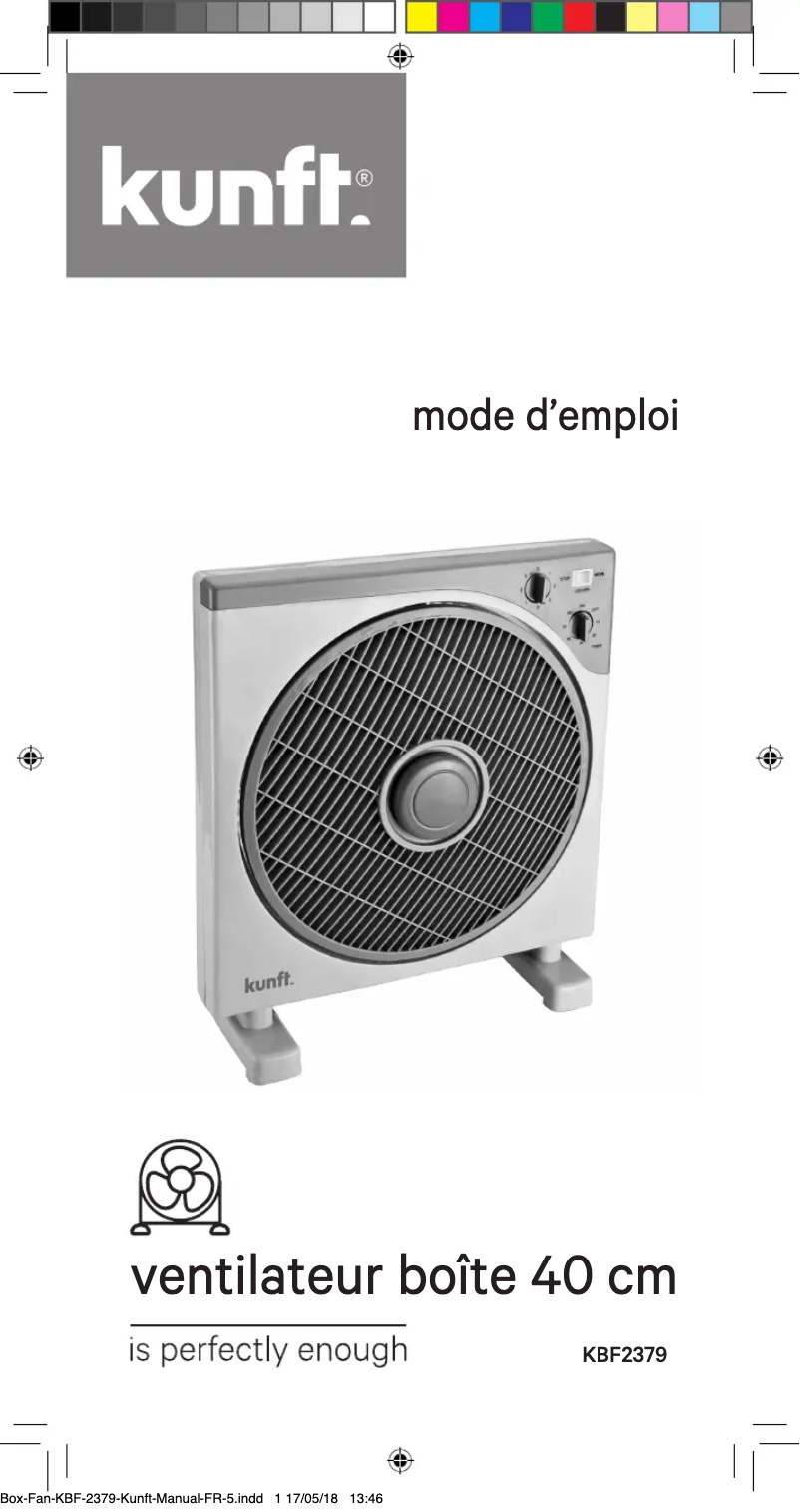 Imagen de la primera página del manual del dispositivo KBF 2379