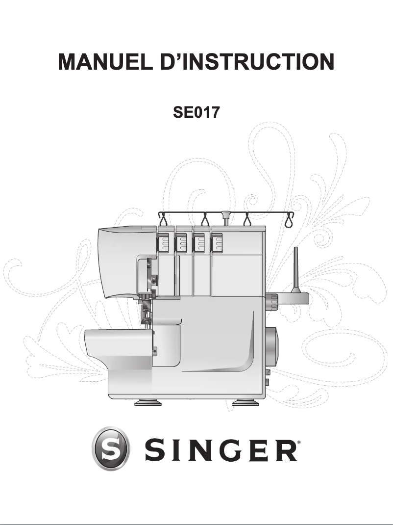 Page 1 de la notice Manuel utilisateur Singer SE017