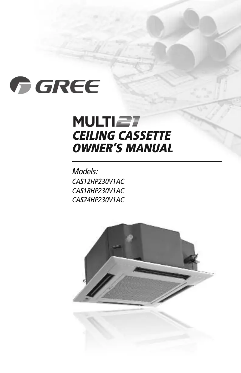 Página 1 del manual Manual de usuario Gree CAS18HP230V1AC