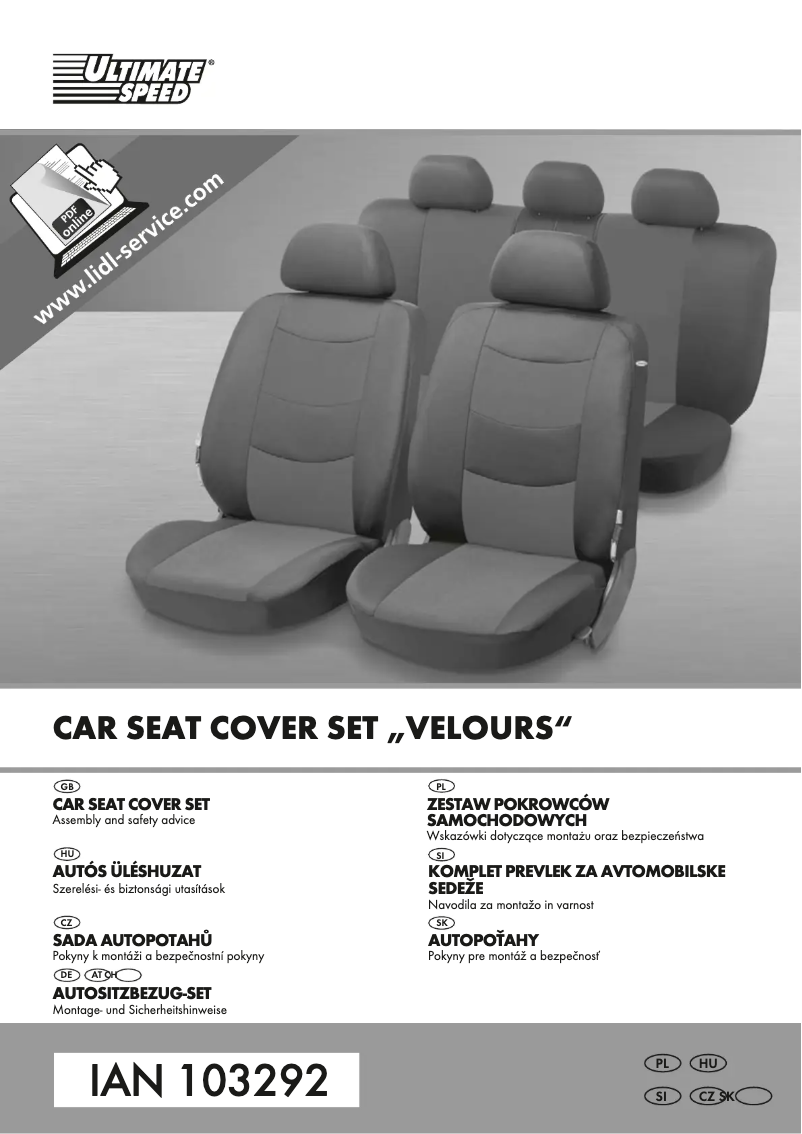 Página 1 del manual Manual de usuario Ultimate Speed IAN 103292