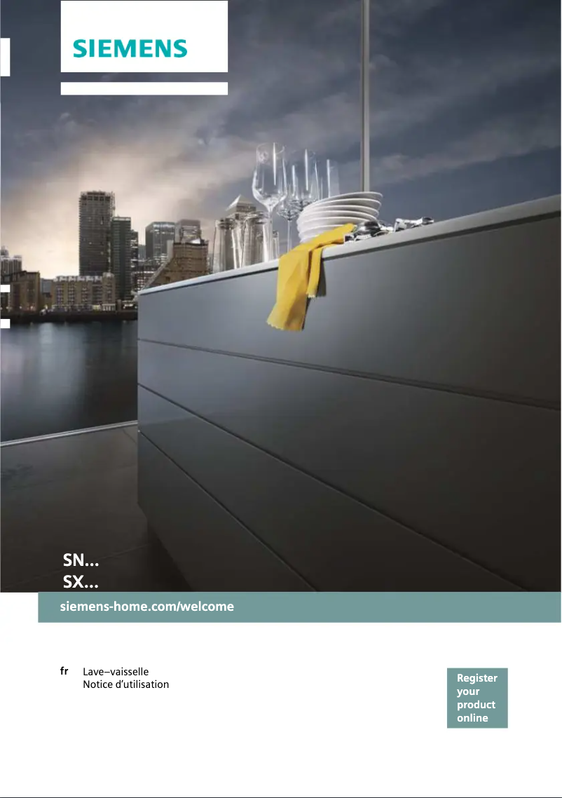 Page 1 de la notice Manuel utilisateur Siemens SN56M558EU