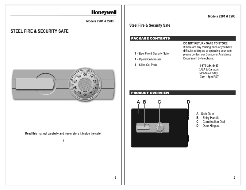 Image de la première page du manuel de l'appareil 2201