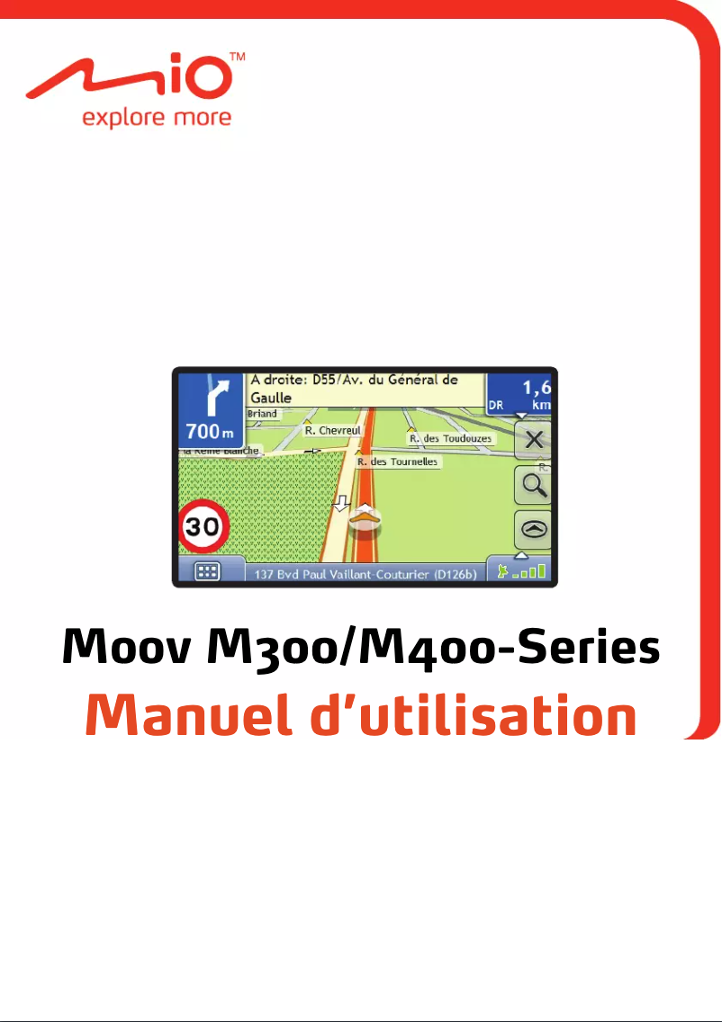 Image de la première page du manuel de l'appareil Moov M404