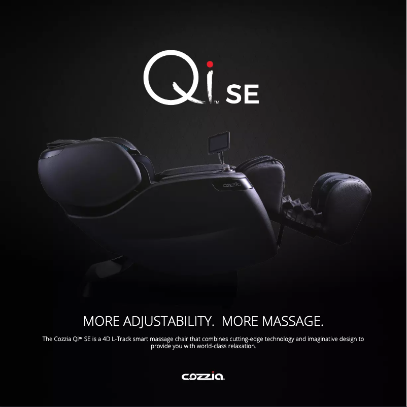 Página 1 del manual Folleto Cozzia Qi SE