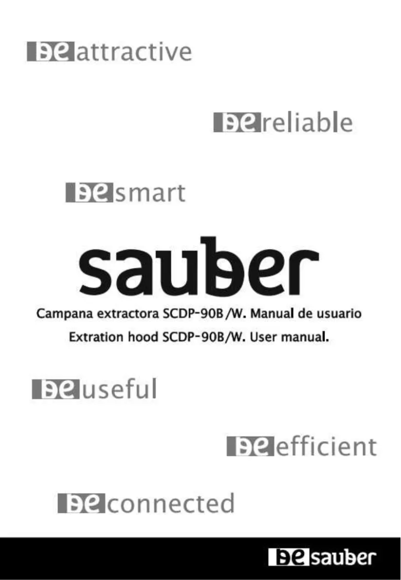 Page 1 de la notice Manuel utilisateur Sauber SCDP90W