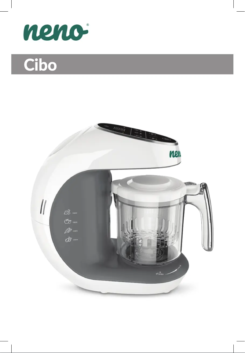 Page n°1 - Manuel utilisateur Neno Cibo