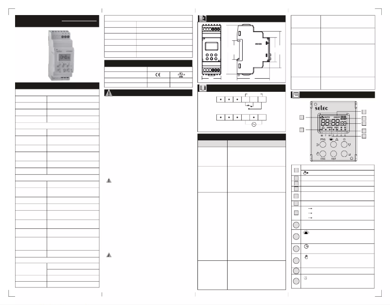 Page 1 de la notice Manuel utilisateur Selec ATS2M1-1-16A
