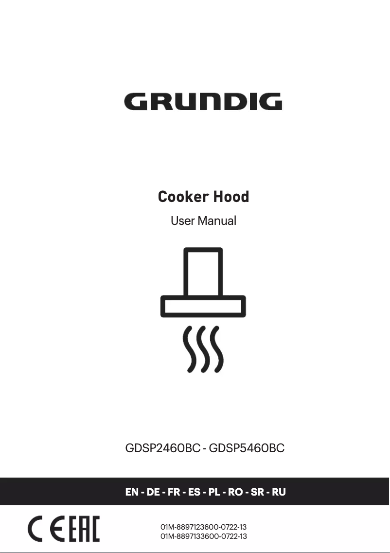 Page n°1 - Manuel utilisateur Grundig GDSP5460BC