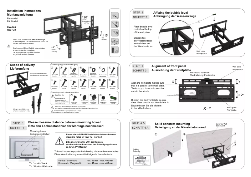 Page 1 de la notice Manuel utilisateur Ricoo S2844