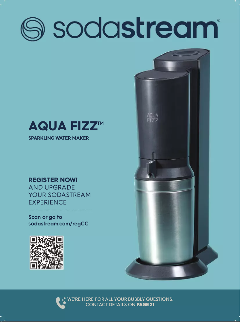 Page n°1 - Manuel utilisateur SodaStream Aqua Fizz