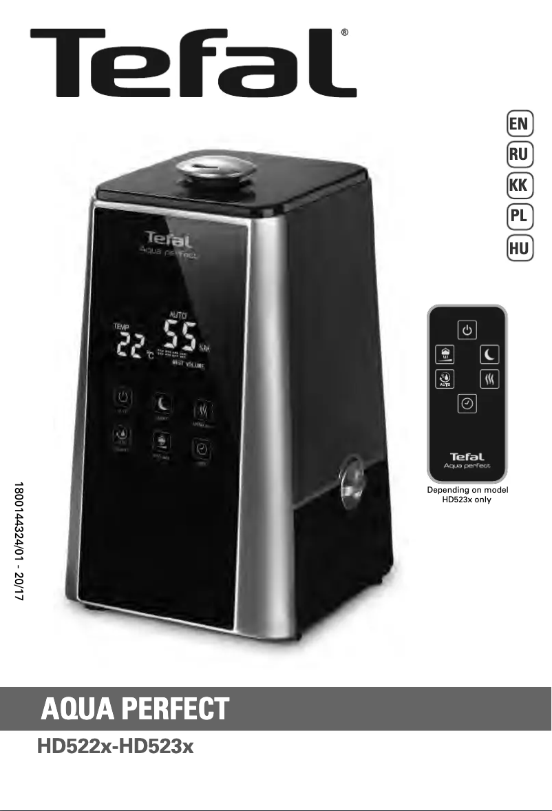 Image de la première page du manuel de l'appareil Aqua Perfect HD5235