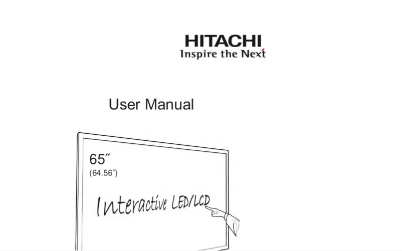 Page n°1 - Manuel utilisateur Hitachi HILF65101