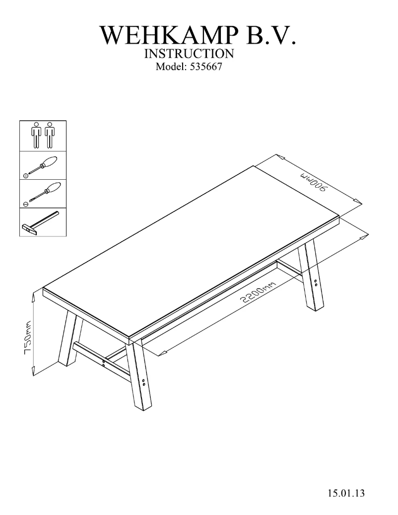 Página 1 del manual Manual de usuario Wehkamp Lorens