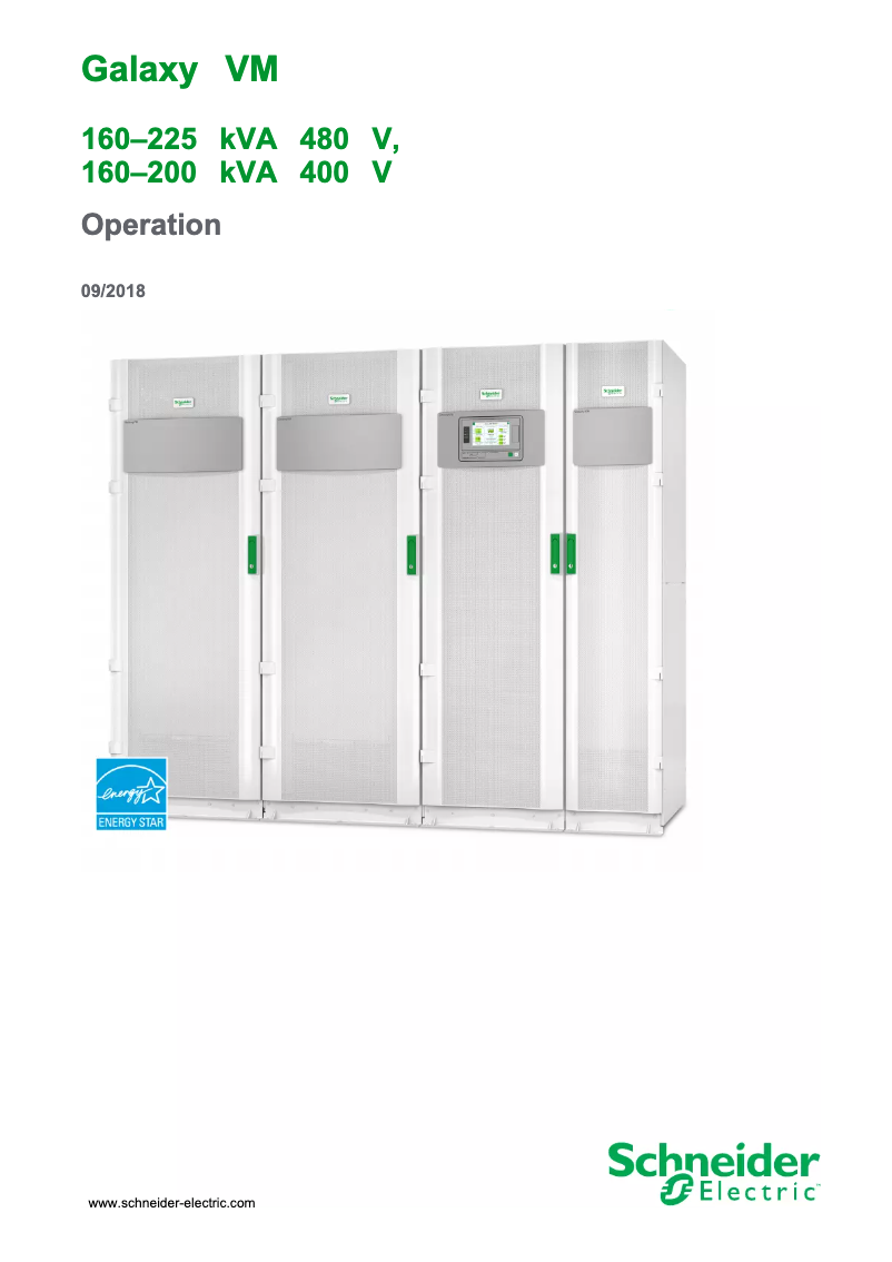 Page n°1 - Manuel utilisateur APC GVMCBCWUE