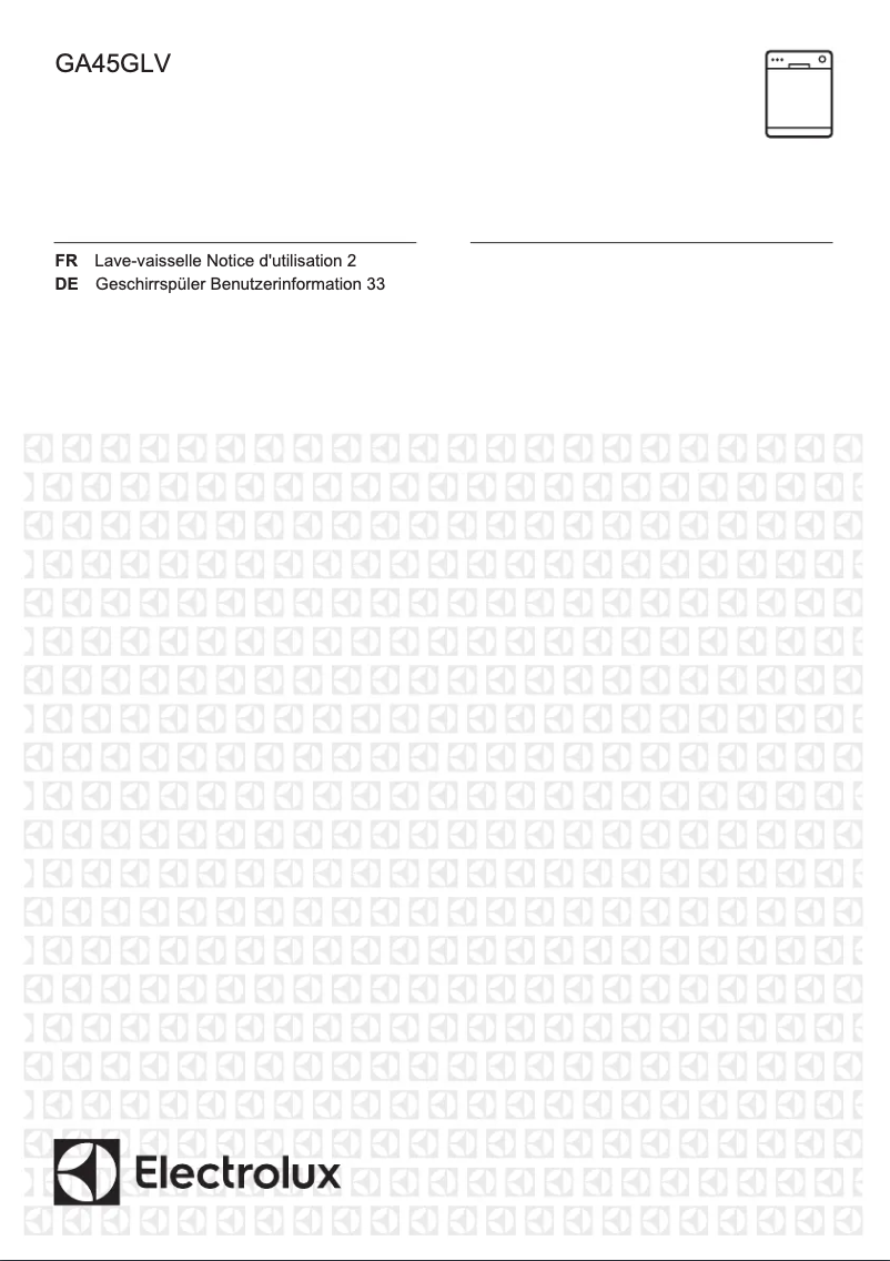 Page n°1 - Manuel utilisateur Electrolux GA45GLV