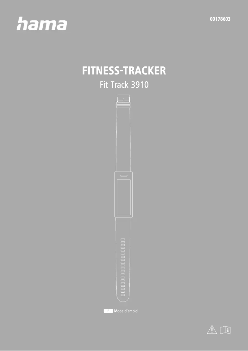 Image de la première page du manuel de l'appareil Fit Track 3910 00178603