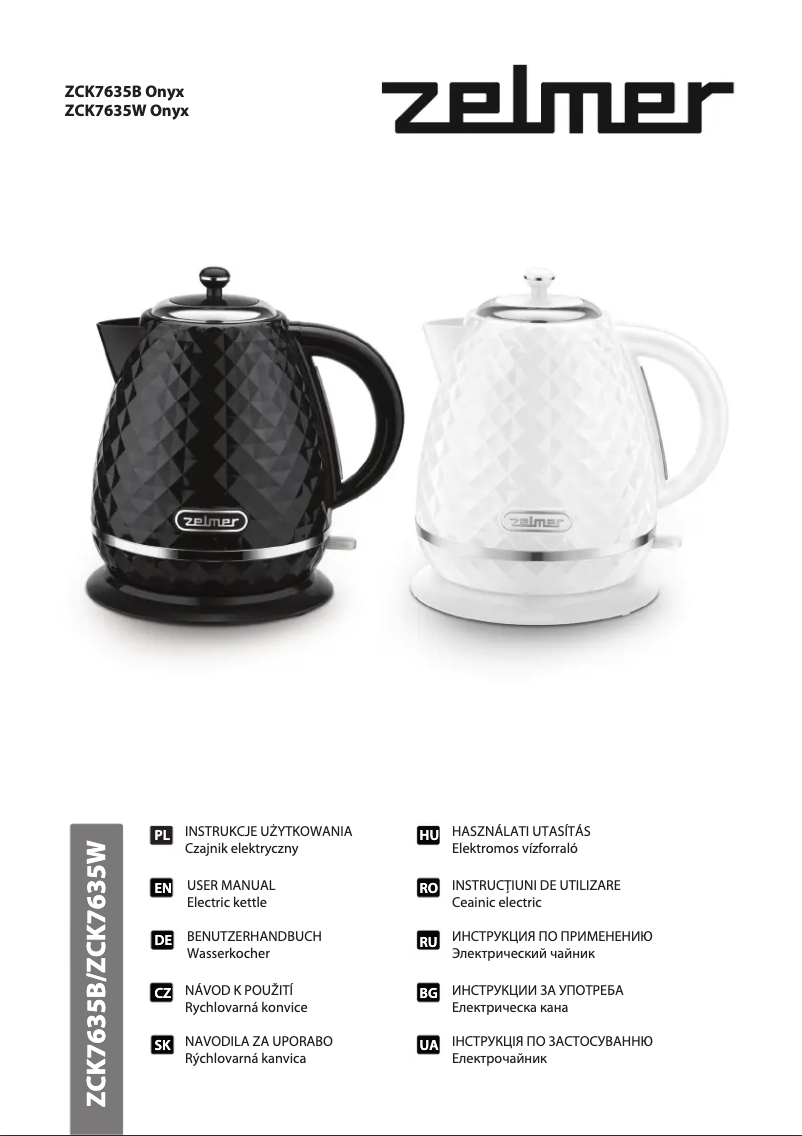 Página 1 del manual Manual de usuario Zelmer ZCK7635