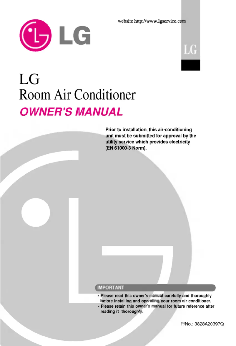 Page n°1 - Manuel utilisateur LG LSUC242TMB0