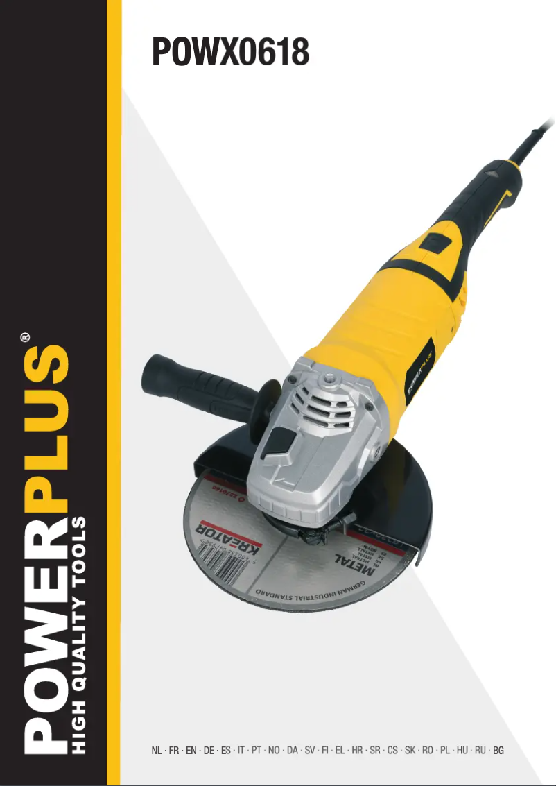 Page 1 de la notice Manuel utilisateur PowerPlus POWX0618