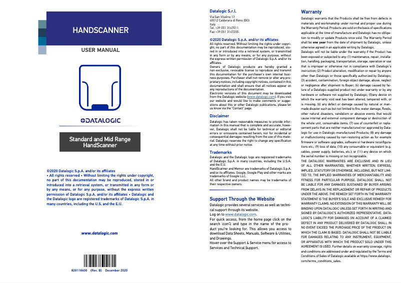 Image de la première page du manuel de l'appareil GW-HS7500