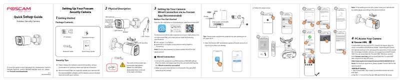 Page n°1 - Manuel utilisateur Foscam V4EC