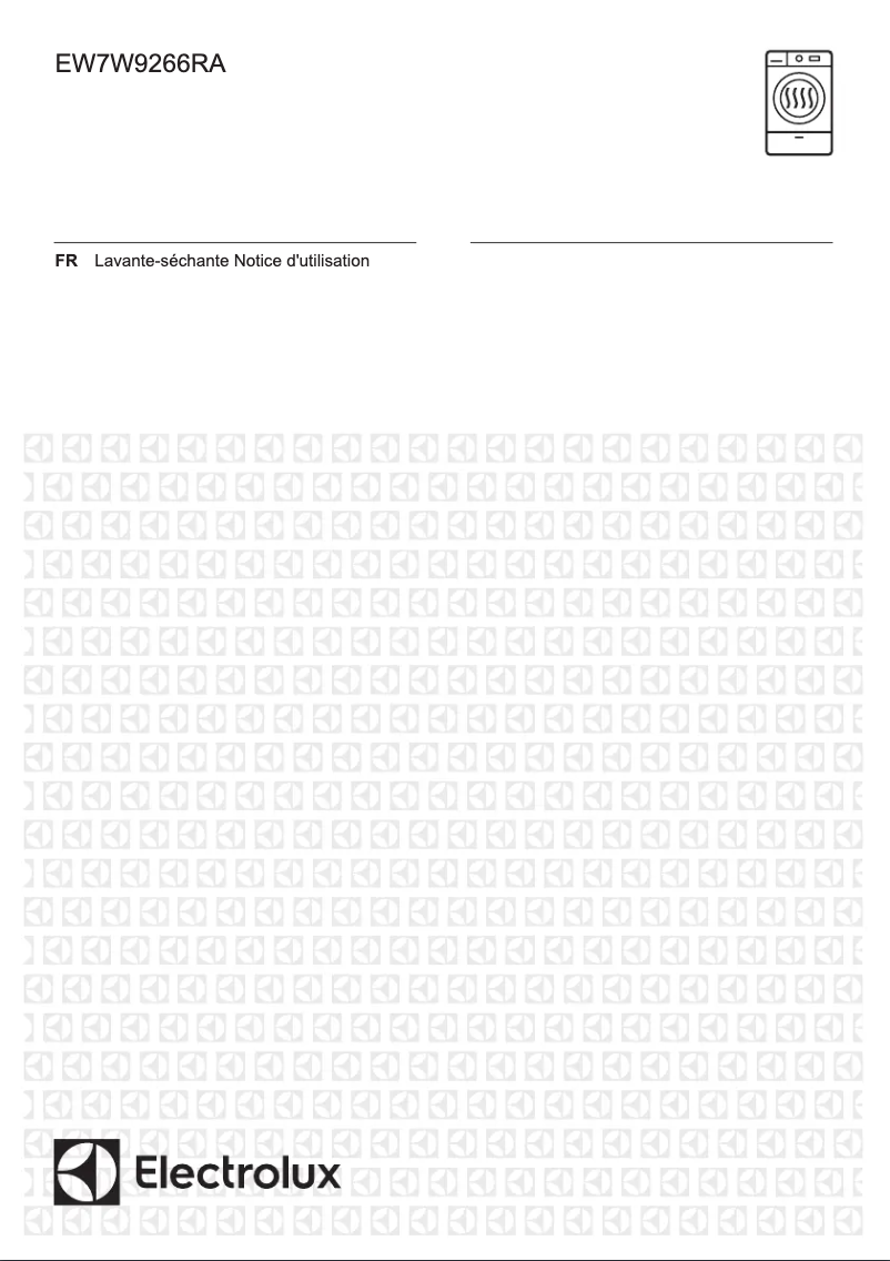 Page 1 de la notice Manuel utilisateur Electrolux EW7W9266RA