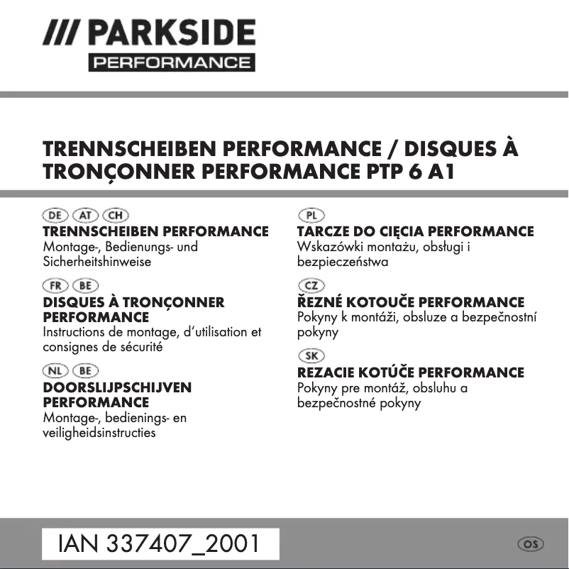 Image de la première page du manuel de l'appareil PTP 6 A1